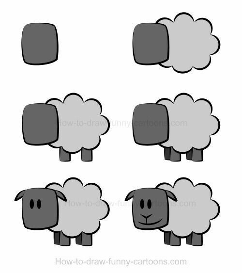 Desenhos de Ovelha básica