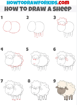 Desenhos de Ovelha para imprimir grátis