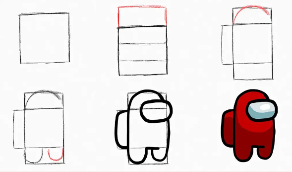 Desenhos de Personagem Among Us