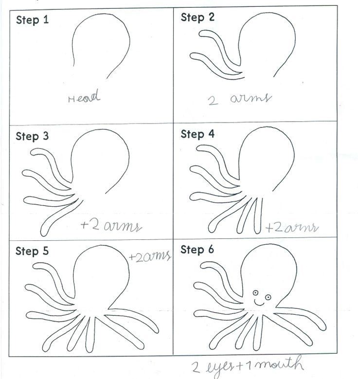 Desenhos de Polvo muito fácil