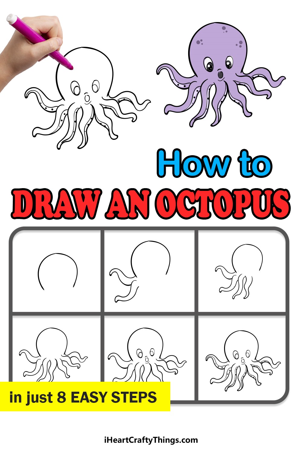 Desenhos de Polvo para imprimir