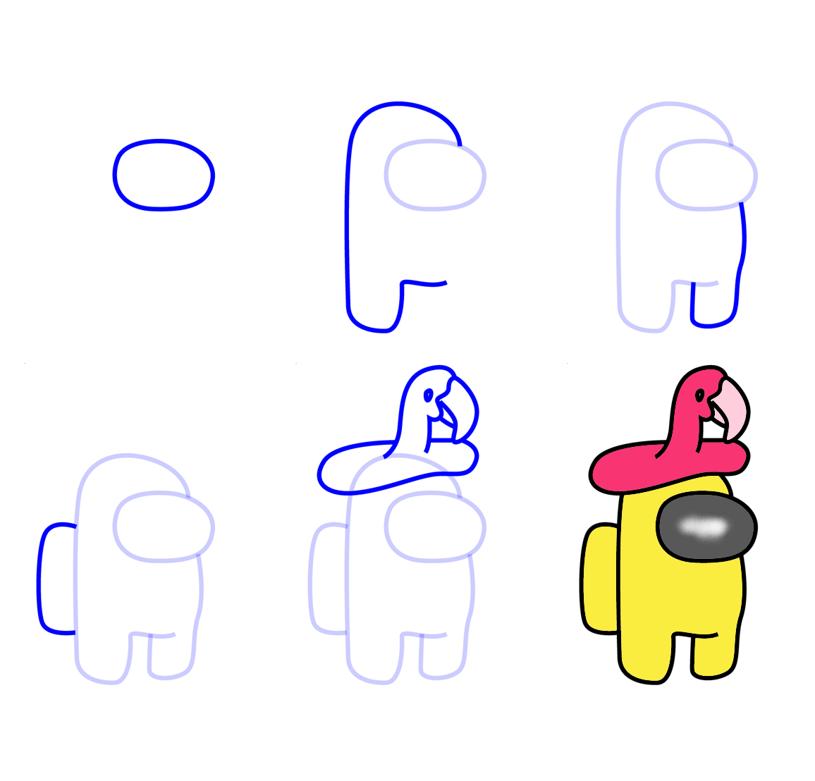 Desenhos de Skin de verão do Among Us