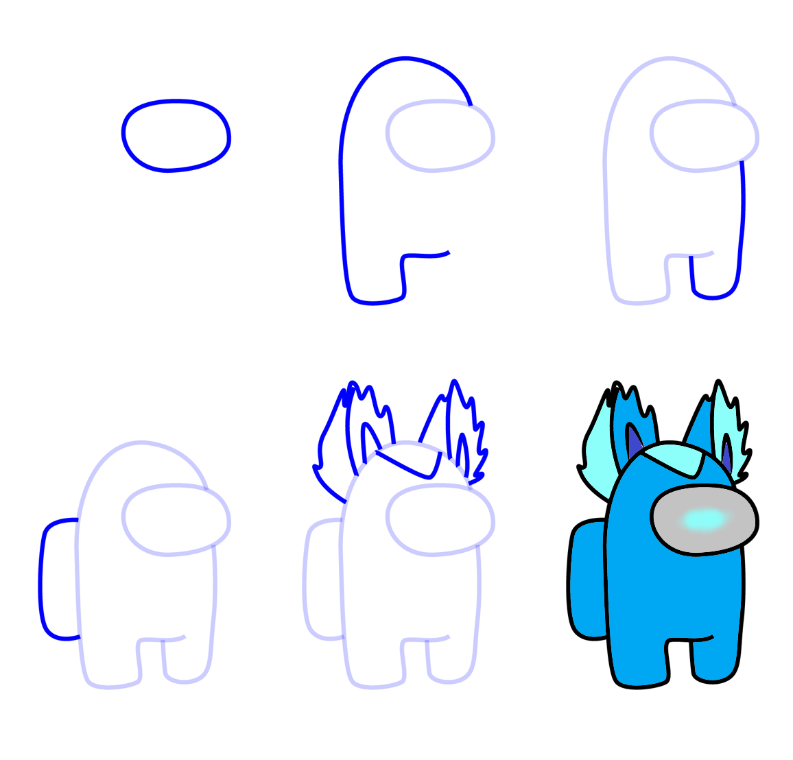 Desenhos de Skin legal de Among Us