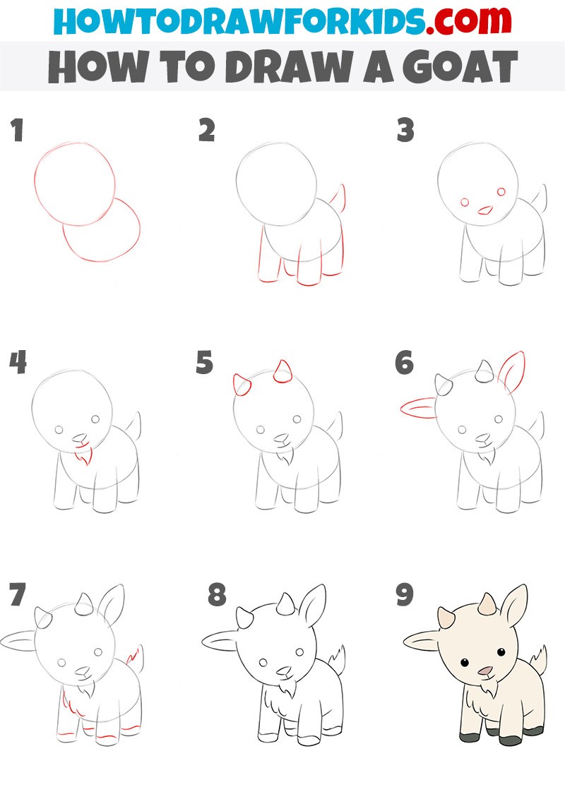 Desenhos de Um cabrito