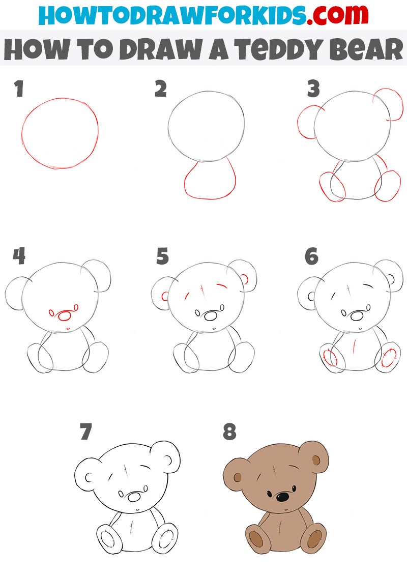 Desenhos de Um urso fofo