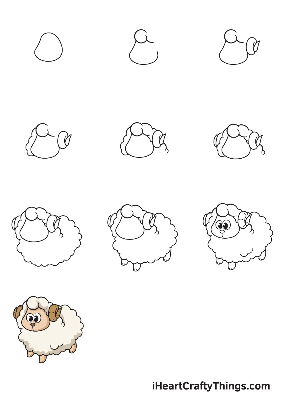 Desenhos de Ovelhas