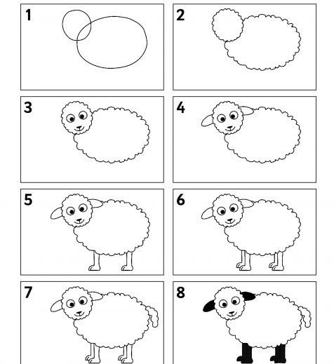 Desenhos de Uma ovelha negra