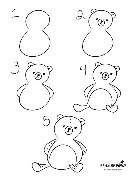 Desenhos de Ursinho de pelúcia grátis