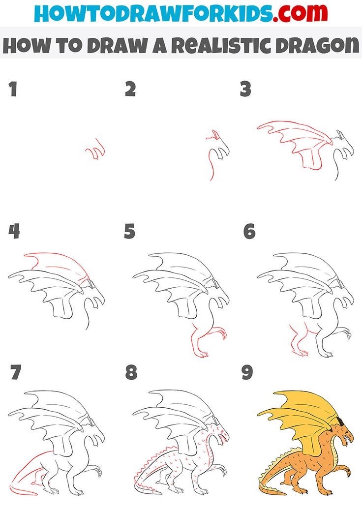 Desenhos de Grande Dragão