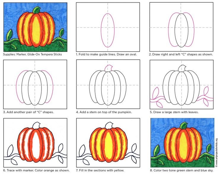 Desenhos de Ideia de abóbora 10