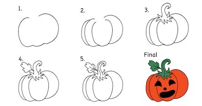 Desenhos de Ideia de abóbora 12