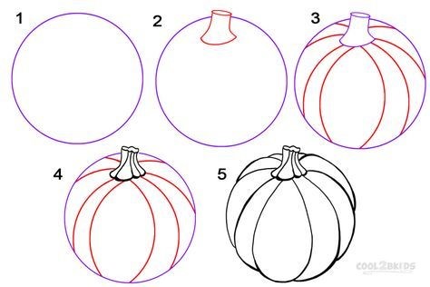 Desenhos de Ideia de abóbora 4