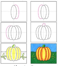 Desenhos de Ideia de abóbora 9
