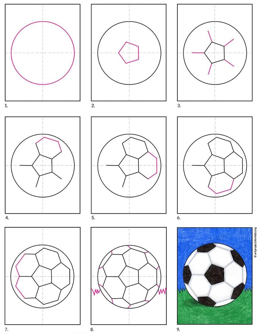 Desenhos de Bola de Futebol