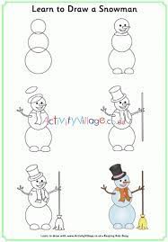 Desenhos de Ideia de boneco de neve 6