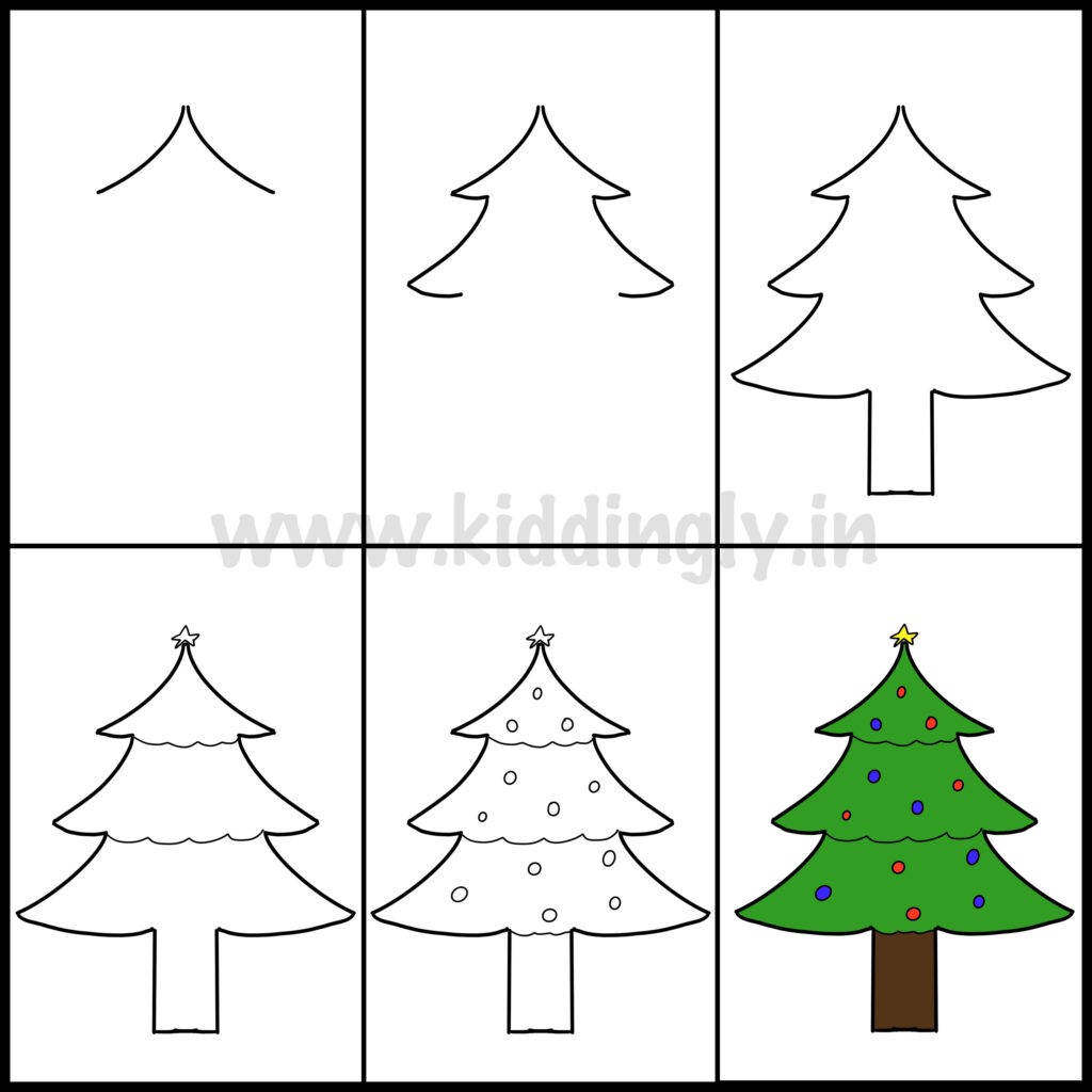 Desenhos de Ideia de árvore de natal 3