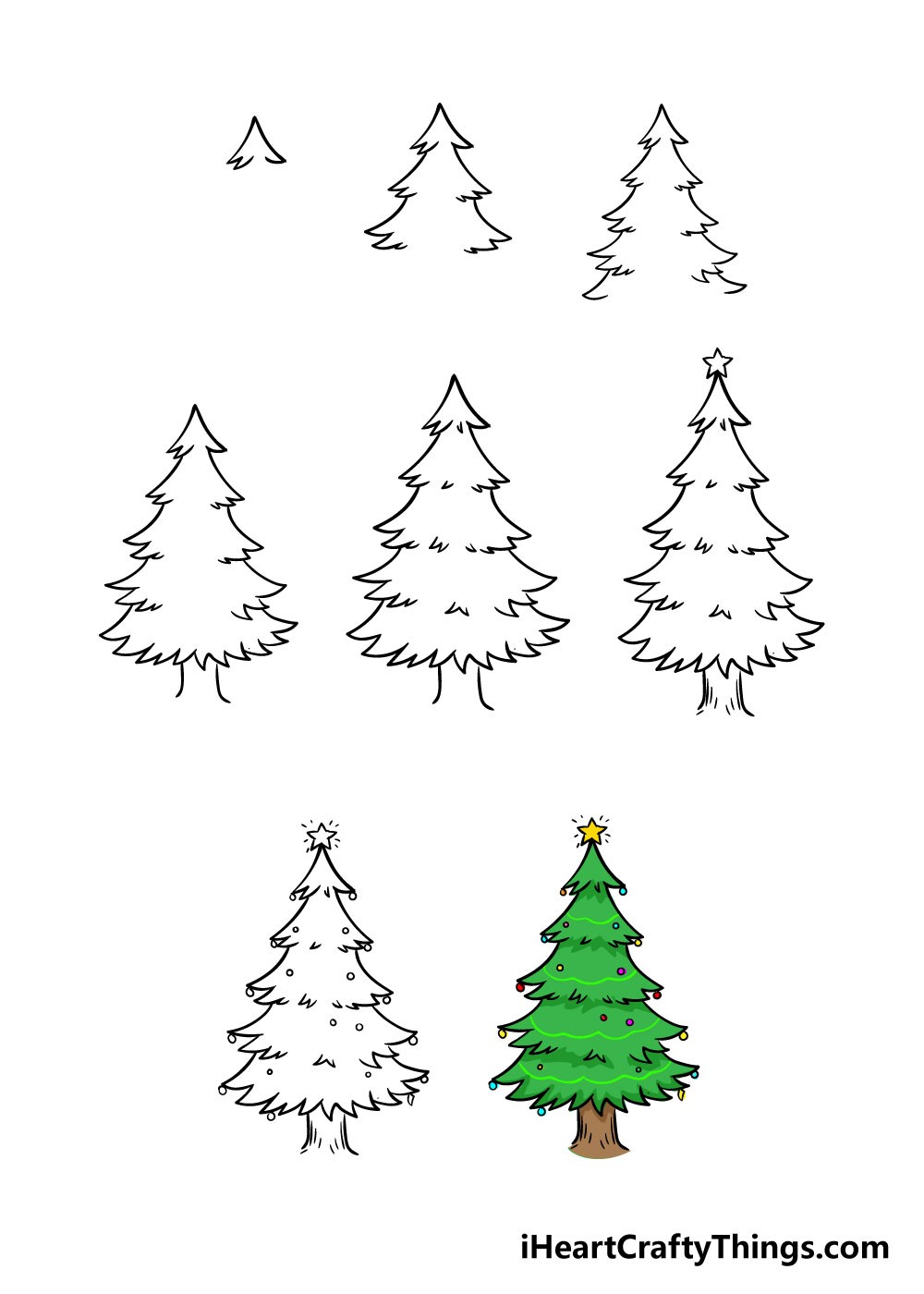 Desenhos de Ideia de árvore de natal 5