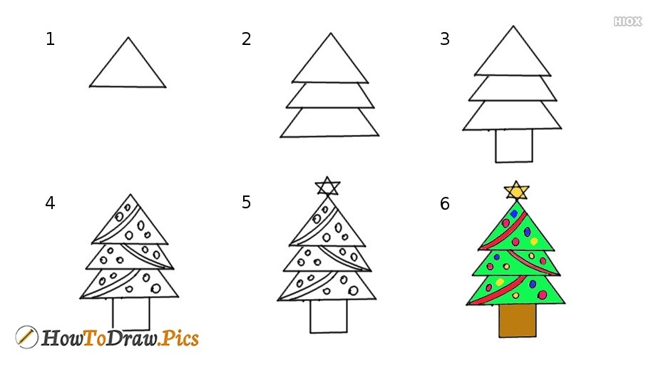 Desenhos de Ideia de árvore de natal 7