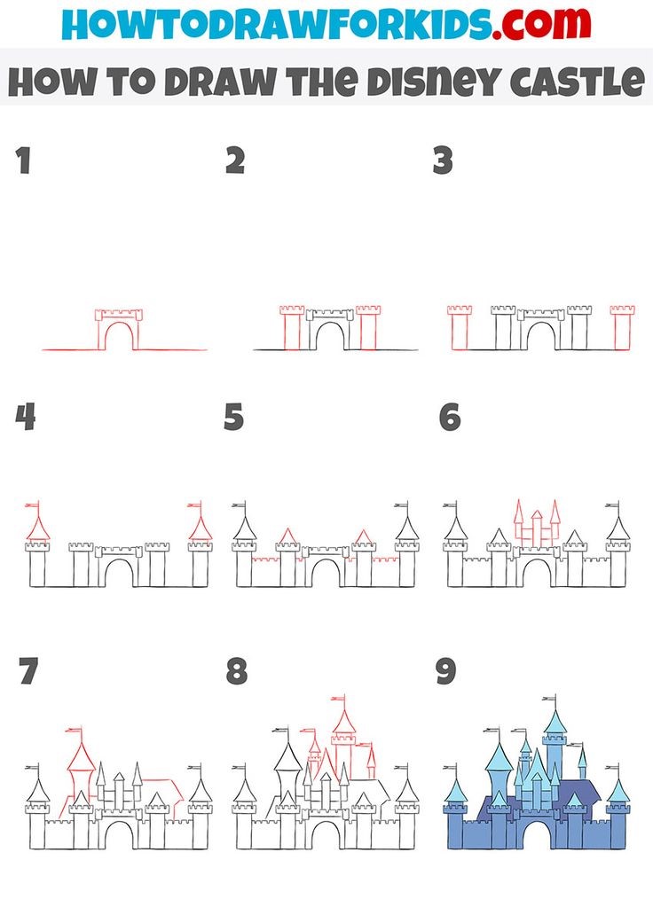 Desenhos de Ideias de Castelo 3