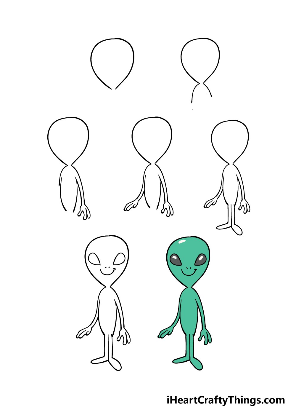 Desenhos de Alienígena adorável