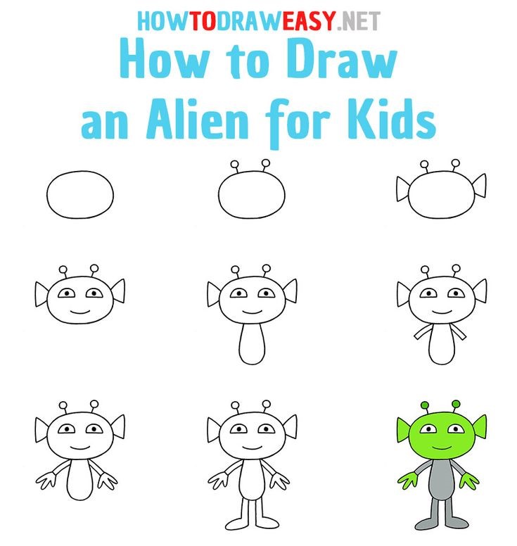 Desenhos de Alienígena para imprimir gratuitamente