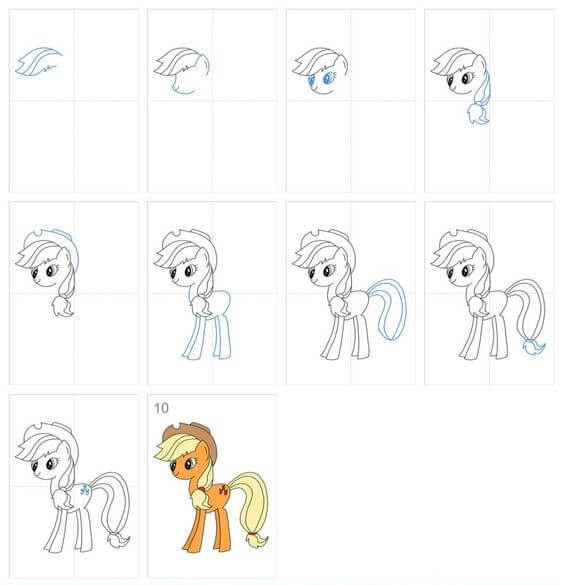 Desenhos de Applejack (1)