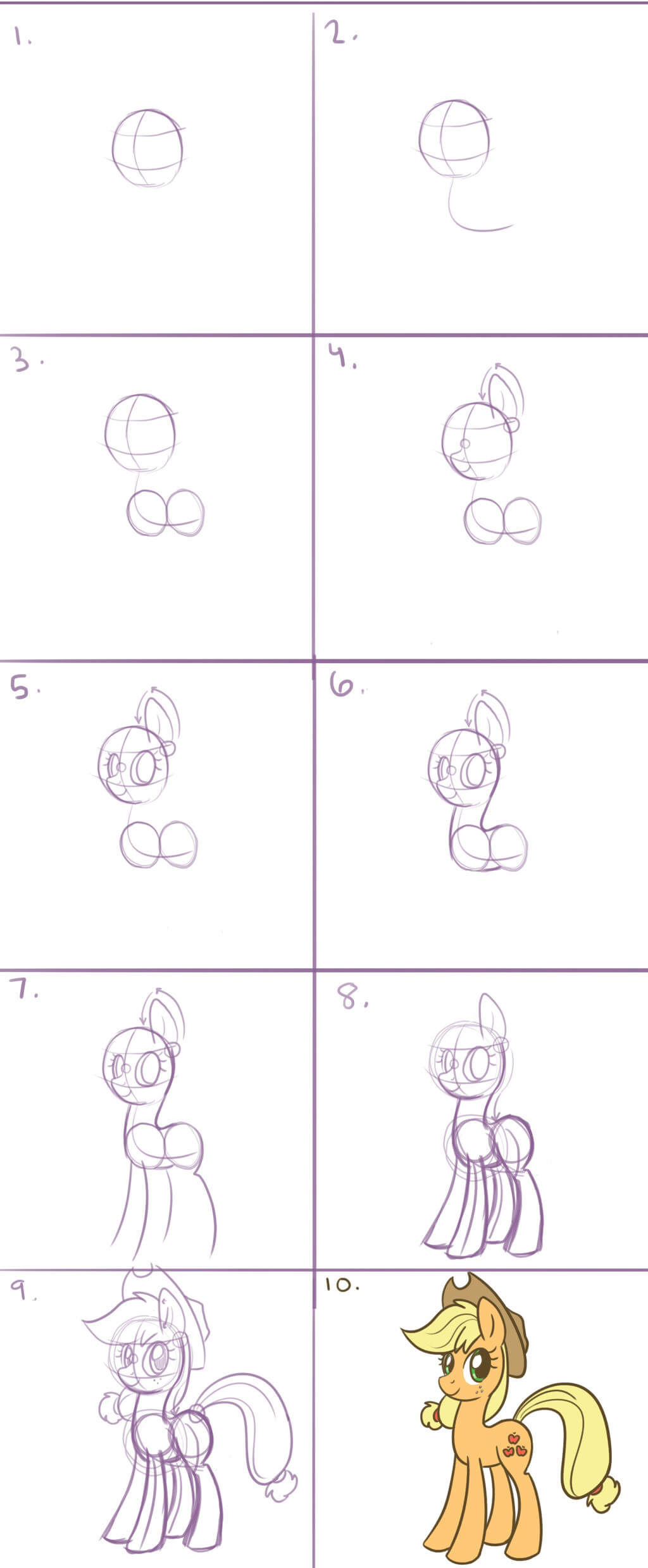 Desenhos de Applejack (3)