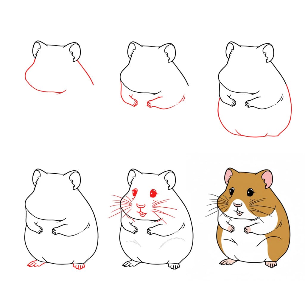 Desenhos de Bom hamster