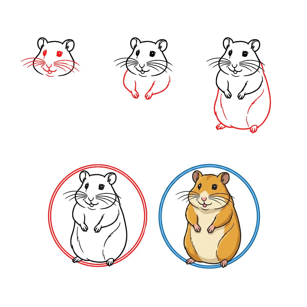 Desenhos de Hamster incrível