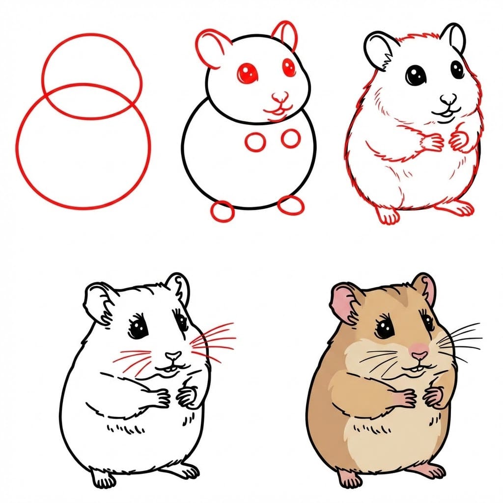 Desenhos de Hamster normal