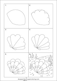 Desenhos de Ideias de conchas 3