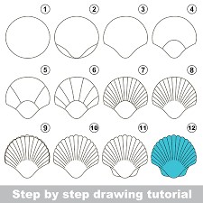 Desenhos de Ideias de conchas 7