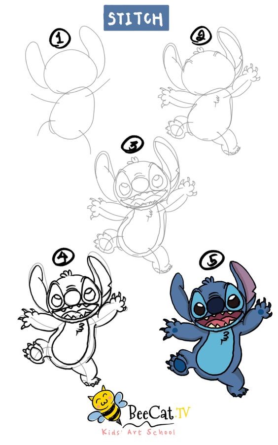 Desenhos de Ideias de Stitch  4