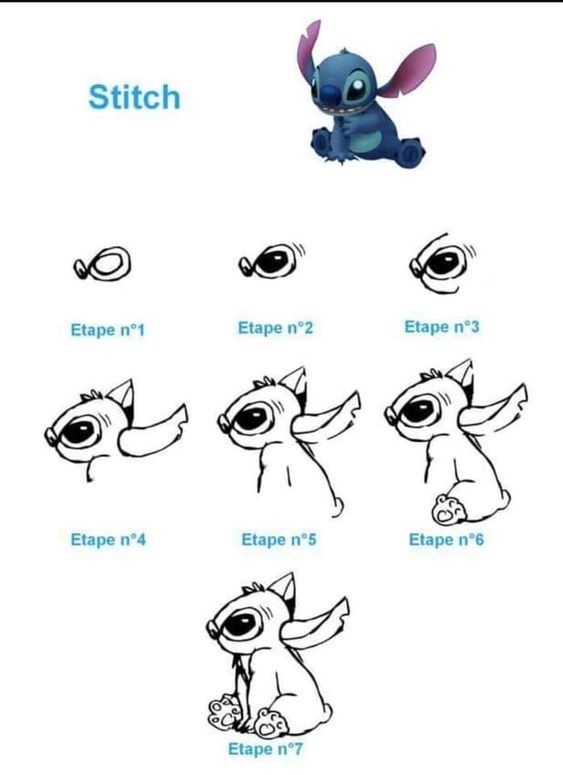 Desenhos de Ideias de Stitch  5