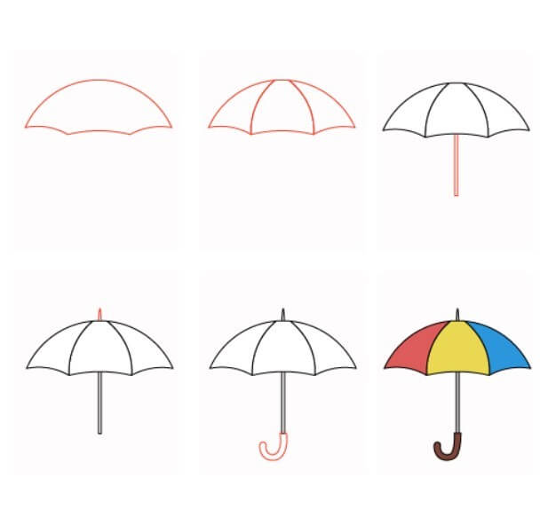 Desenhos de Imagem gratuita de guarda-chuva