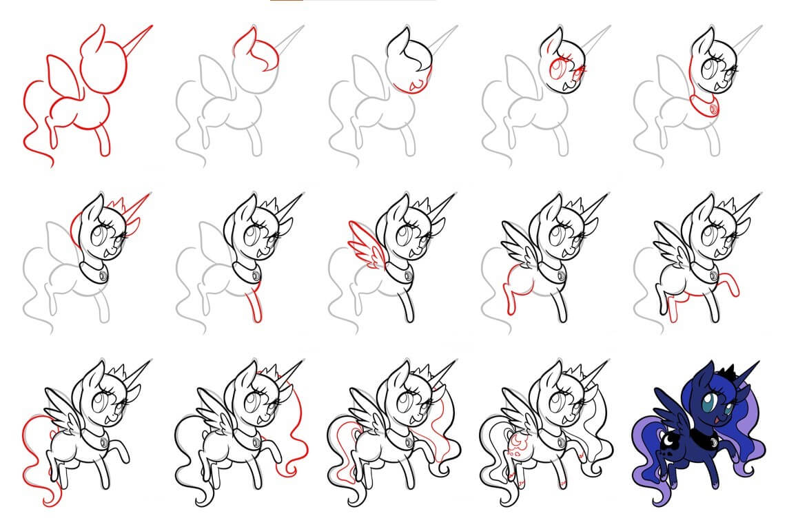 Desenhos de Princess Luna