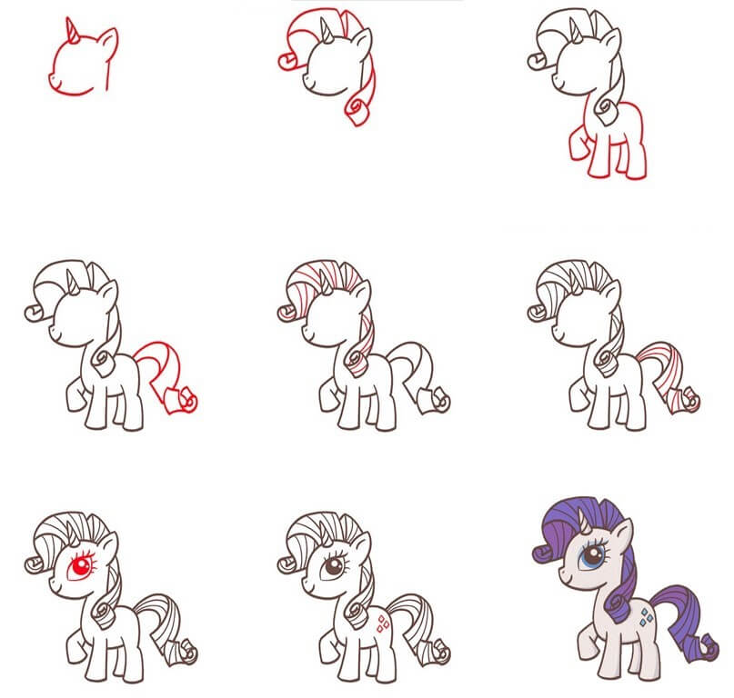 Desenhos de Rarity (2)