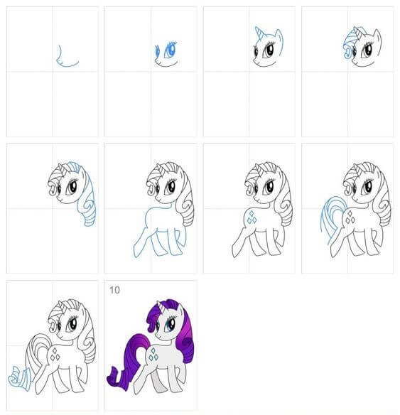 Desenhos de Rarity (4)