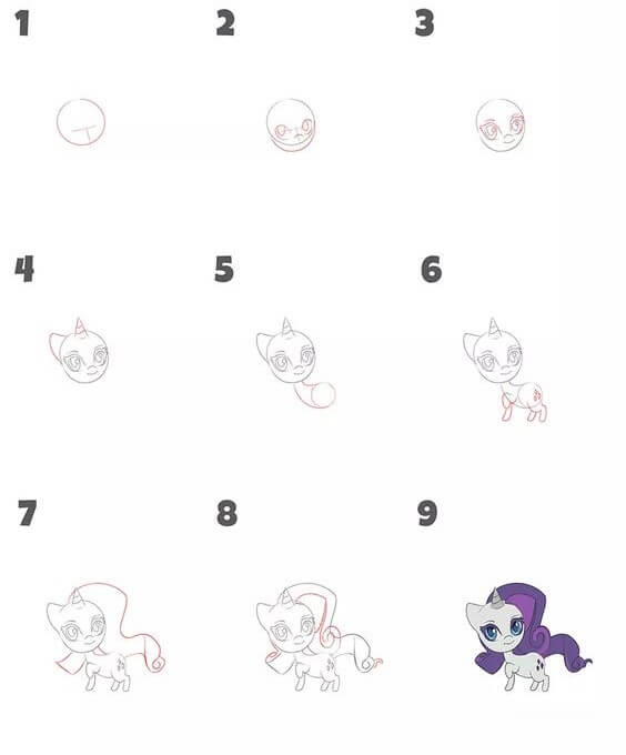 Desenhos de Rarity (5)