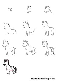 Desenhos de Zebra pequena grátis