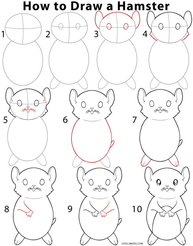 Desenhos de Hamster para crianças