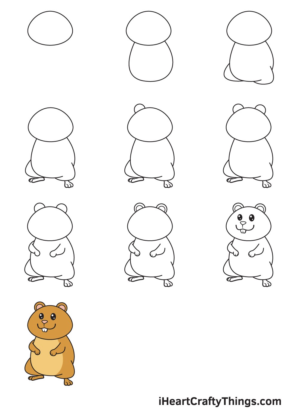 Desenhos de Imagem gratuita de hamster