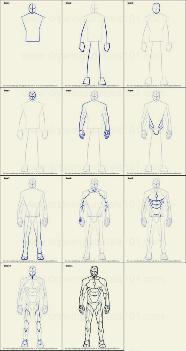 Desenhos de Homem de Ferro para imprimir
