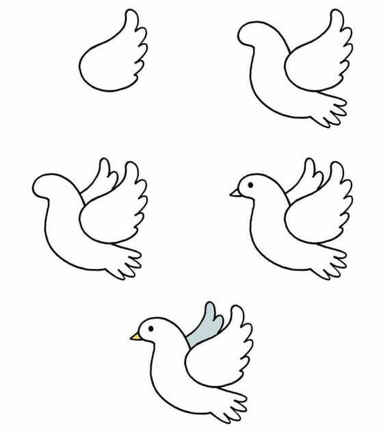Desenhos de Pombas