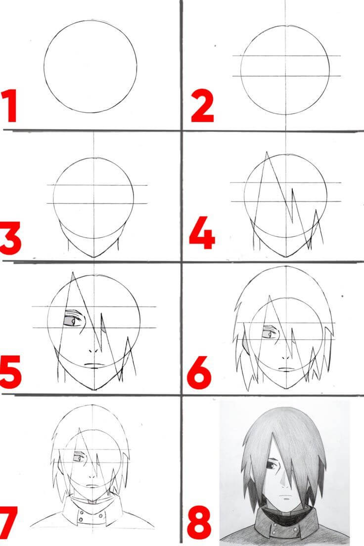 Desenhos de Sasuke adulto