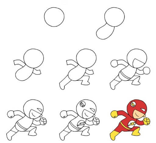 Desenhos de The flash