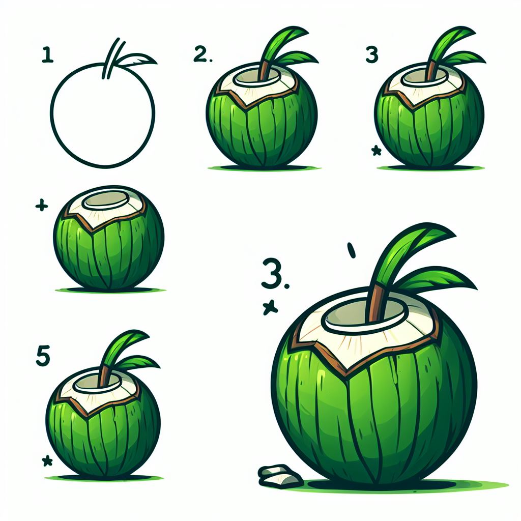 Desenhos de Água de Côco
