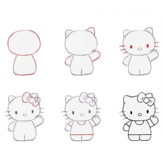 Desenhos de Amigável à Hello Kitty