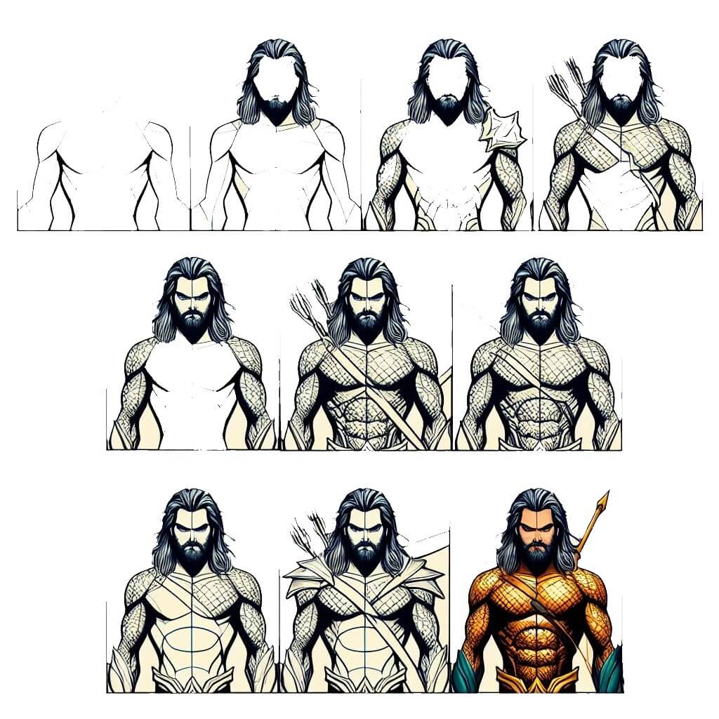 Desenhos de Aquaman é sério