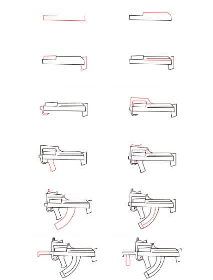 Desenhos de Arma Groza